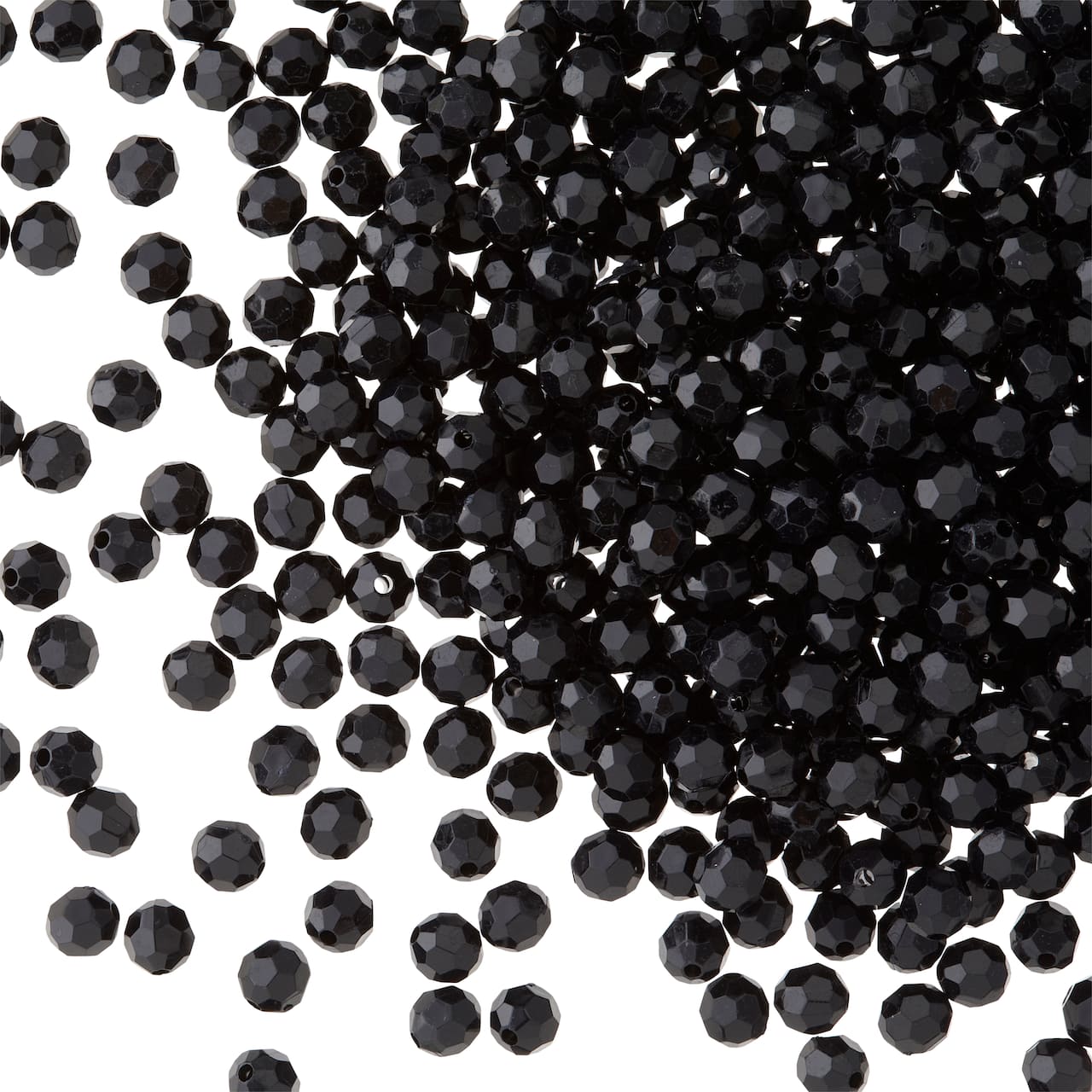 Bead Landing™ Faceted Acrylic Round Bead Value Pack, 8mm